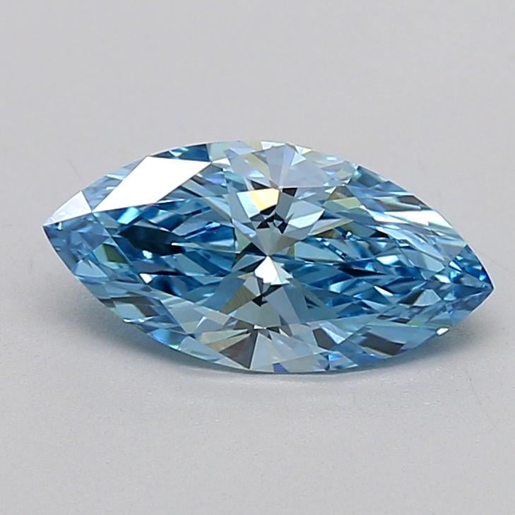 1.49 Ct. Fancy Vivid  Blue Marquise Lab Grown Diamond