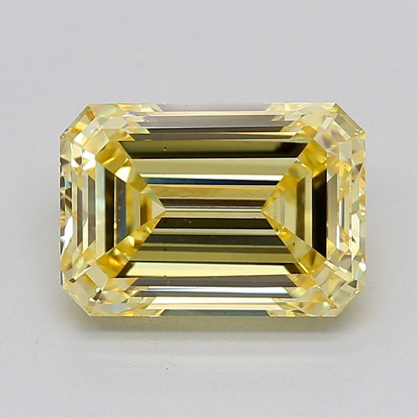4.75 Ct. Fancy Intense Yellow Emerald Lab Grown Diamond