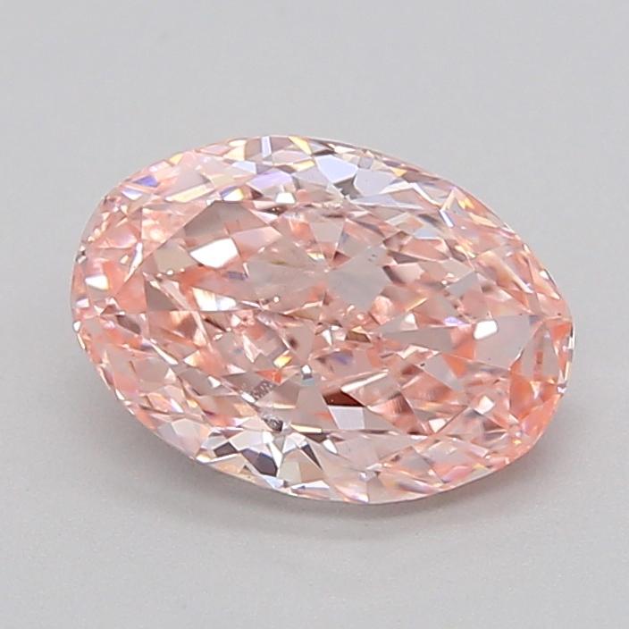 1.14 Ct. Fancy Vivid  Pink Oval Lab Grown Diamond