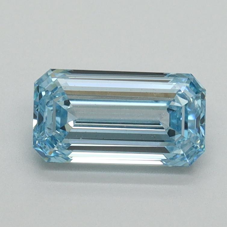 1.03 Ct. Fancy Intense Blue Emerald Lab Grown Diamond