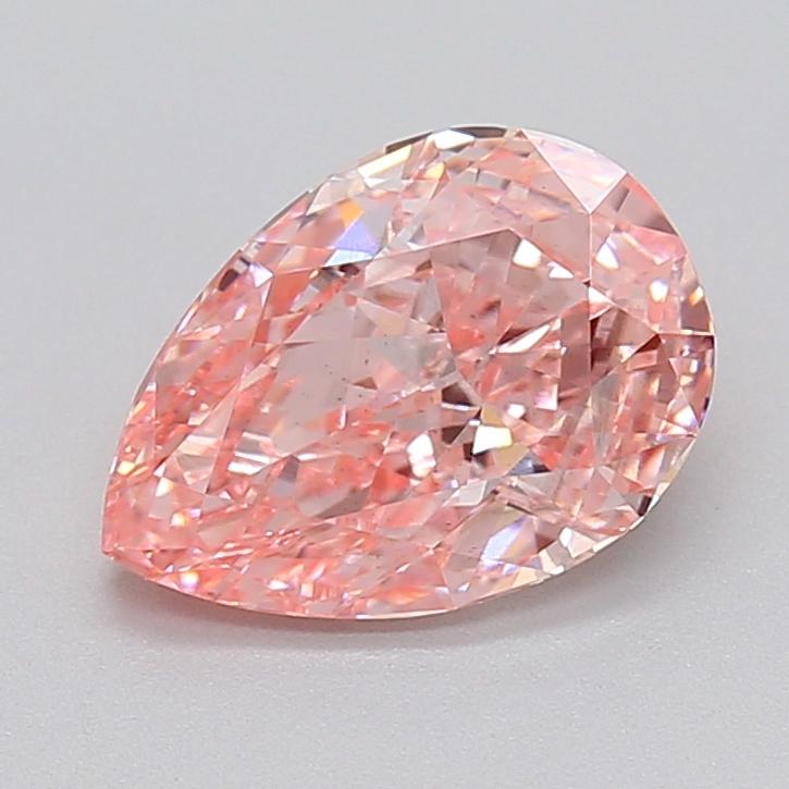 1.96 Ct. Fancy Vivid  Pink Pear Lab Grown Diamond