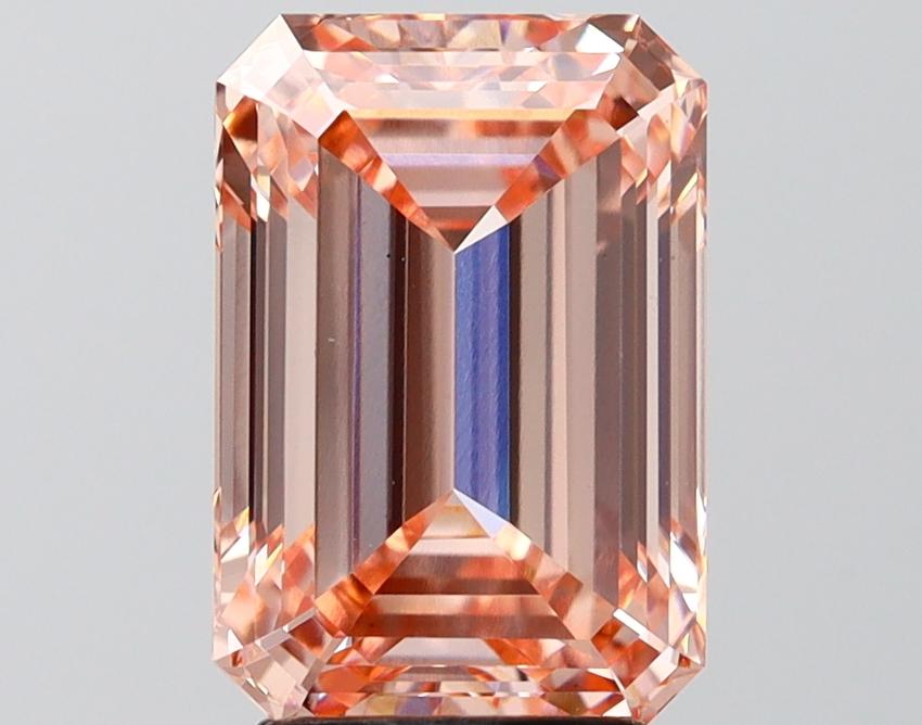 4.05 Ct. Fancy Vivid Pink Emerald Lab Grown Diamond