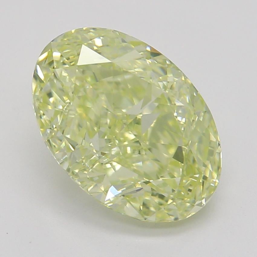 1.55 Ct. Fancy Light Yellow Oval Diamond