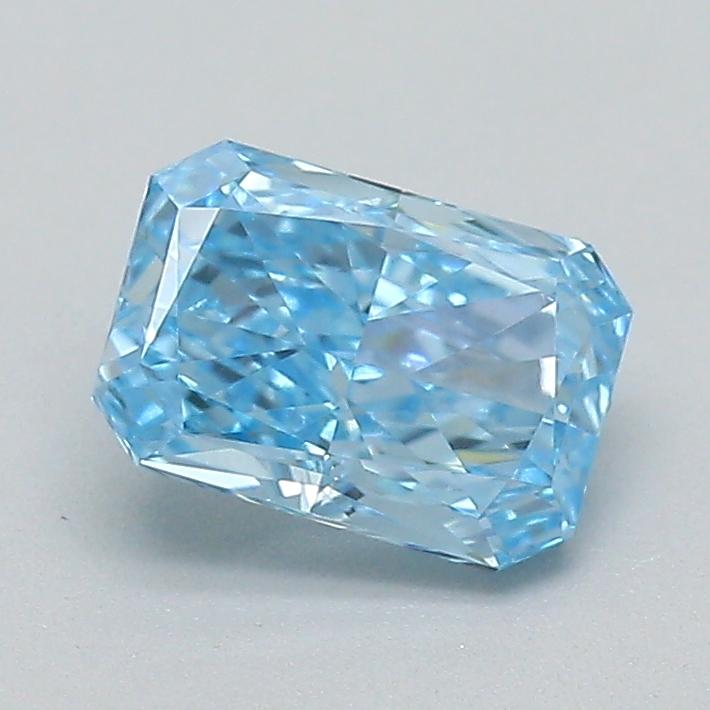 0.50 Ct. Fancy Vivid  Blue Radiant Lab Grown Diamond