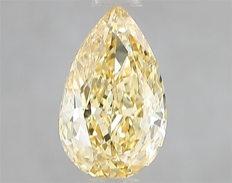1.07 Ct. Fancy Vivid Yellow Pear Lab Grown Diamond