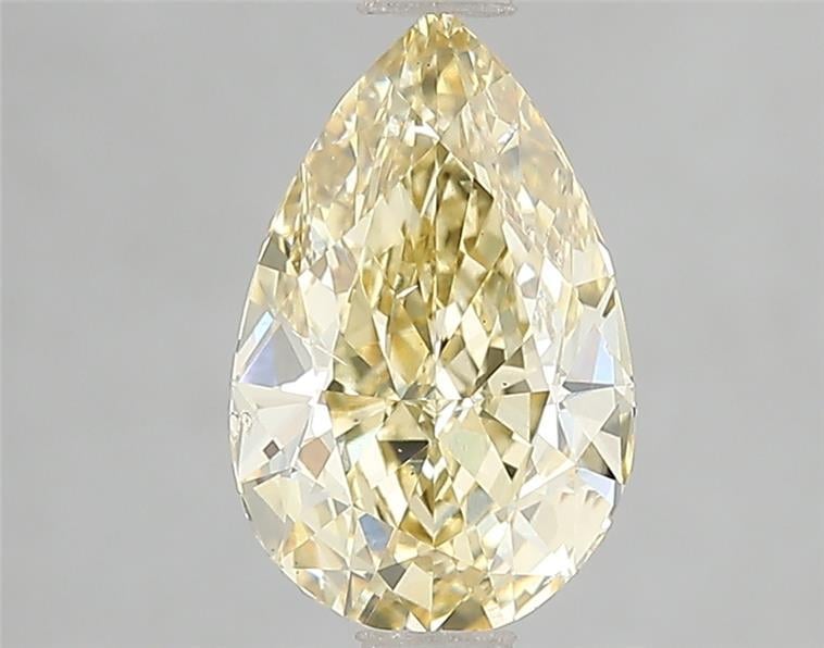 2.01 Ct. Fancy Intense Yellow Pear Lab Grown Diamond
