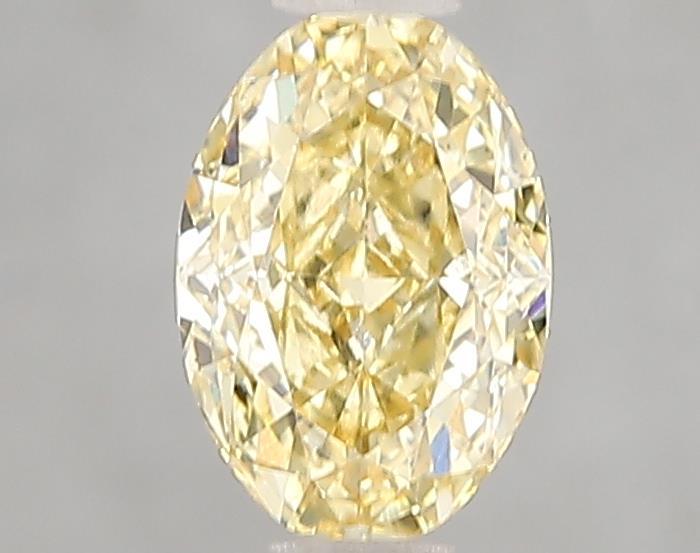 1.10 Ct. Fancy Vivid Yellow Oval Lab Grown Diamond