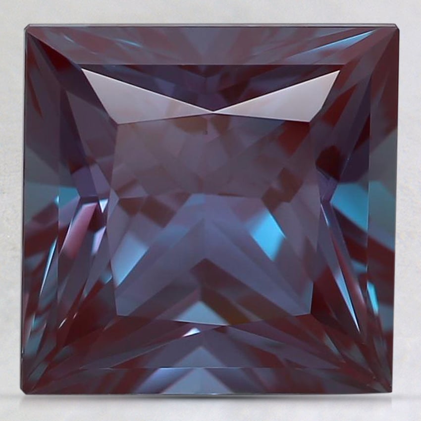 9mm Color Change Princess Lab Created Alexandrite