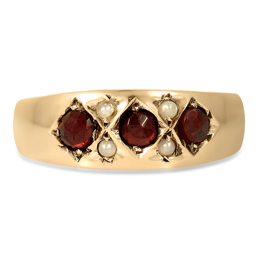 Victorian Garnet Vintage Ring