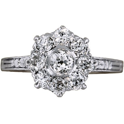 Art Nouveau Diamond Vintage Ring