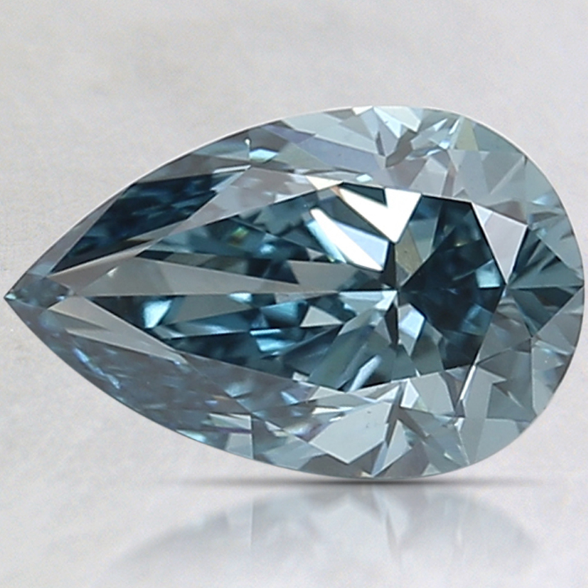 1.60 Ct. Fancy Vivid Blue Pear Lab Created Diamond