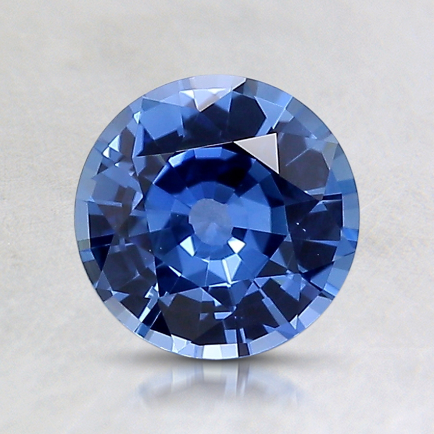 6.7mm Unheated Blue Round Sapphire