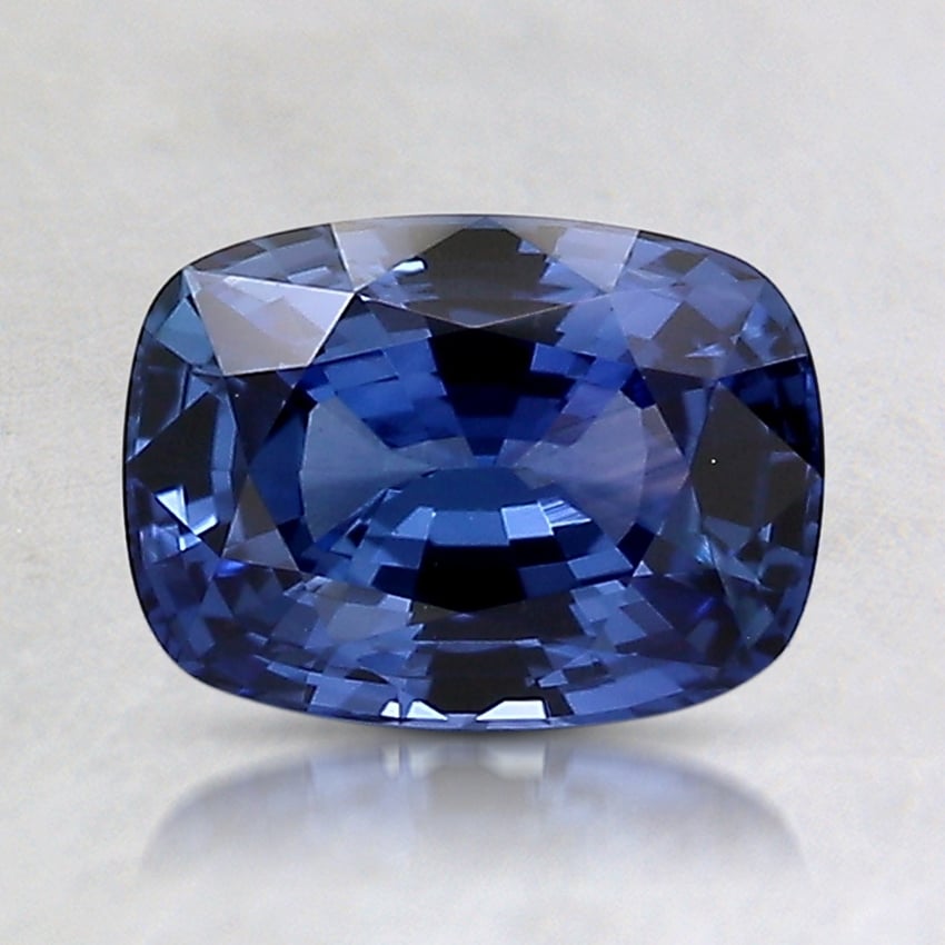 7.5x5.5mm Blue Cushion Sapphire