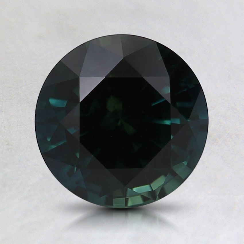 7.2mm Premium Teal Round Sapphire