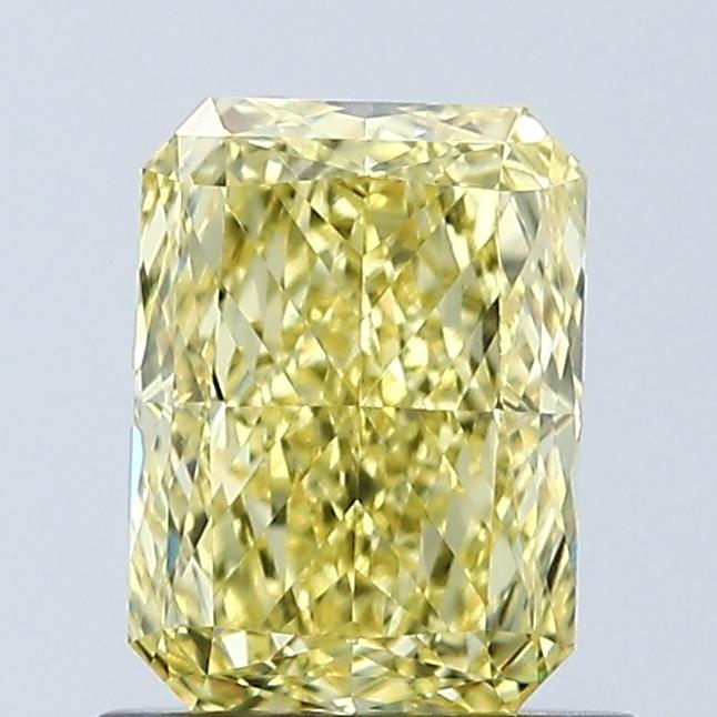 1.00 Ct. Fancy Vivid Yellow Radiant Lab Grown Diamond