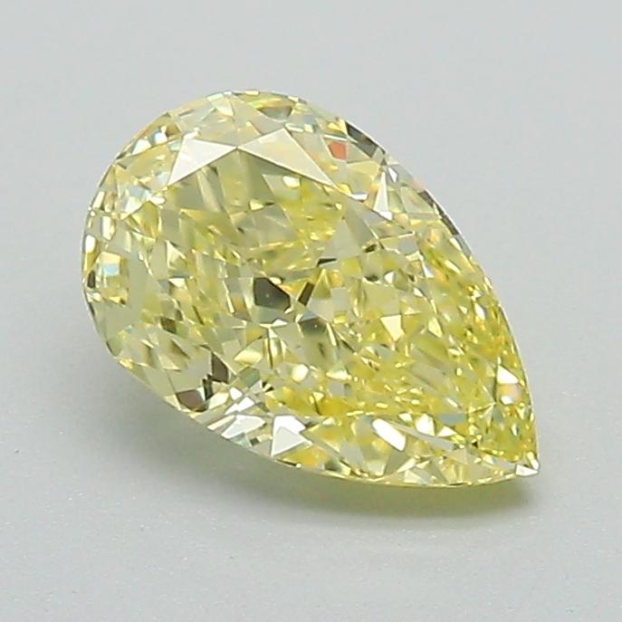 1.05 Ct. Fancy Intense Yellow Pear Lab Grown Diamond