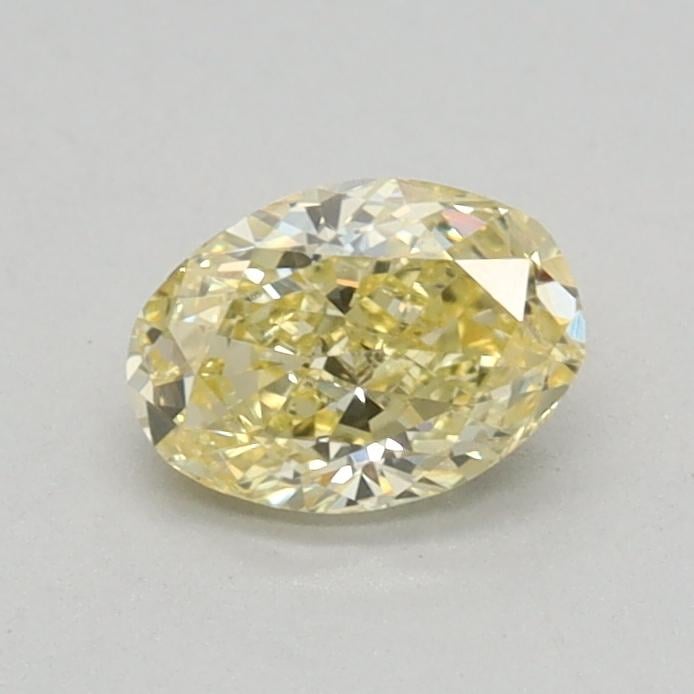 0.38 Ct. Fancy Intense Yellow Oval Lab Grown Diamond