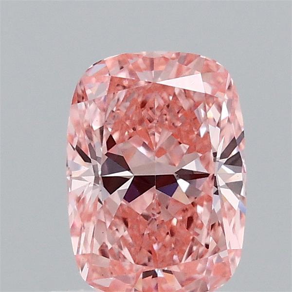 1.06 Ct. Fancy Vivid Pink Cushion Lab Grown Diamond