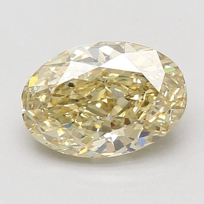 2.28 Ct. Fancy Yellow Oval Lab Grown Diamond