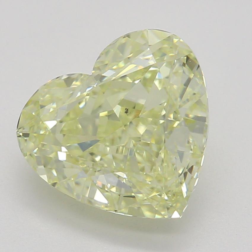 1.50 Ct. Fancy Light Yellow Heart Diamond