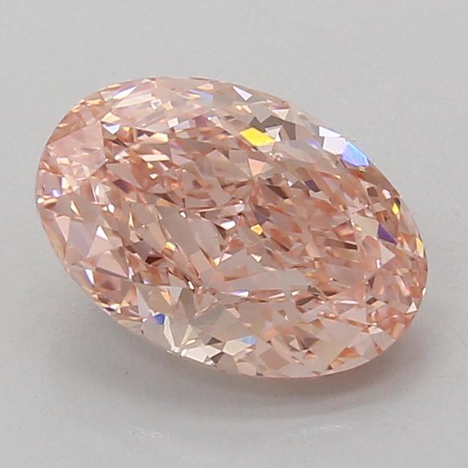 2.57 Ct. Fancy Vivid Pink Oval Lab Grown Diamond