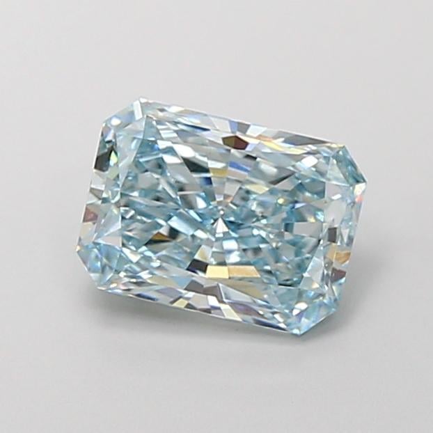 2.10 Ct. Fancy Vivid Blue Radiant Lab Grown Diamond