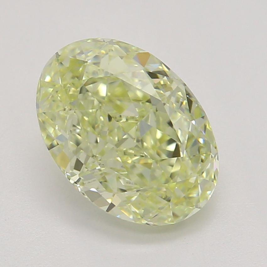 1.01 Ct. Fancy Light Yellow Oval Diamond