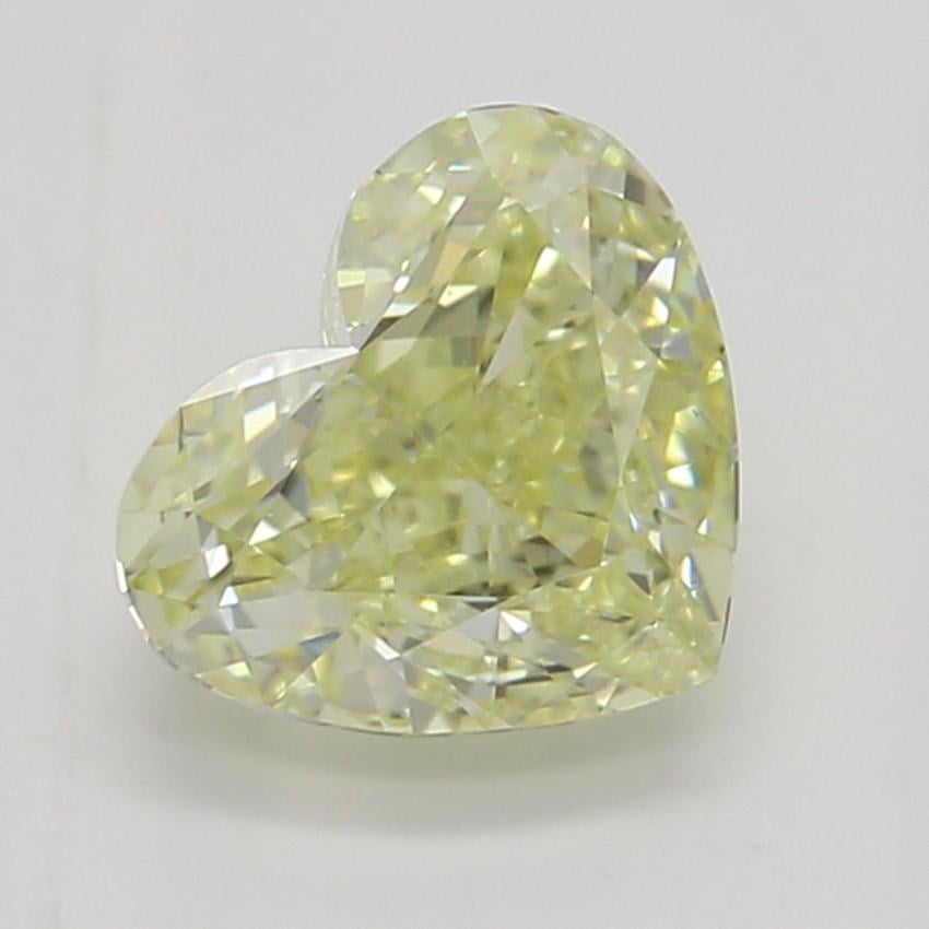 0.71 Ct. Fancy Light Yellow Heart Diamond
