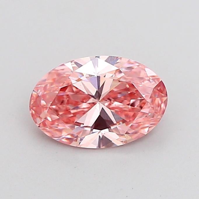 1.00 Ct. Fancy Vivid Pink Oval Lab Grown Diamond
