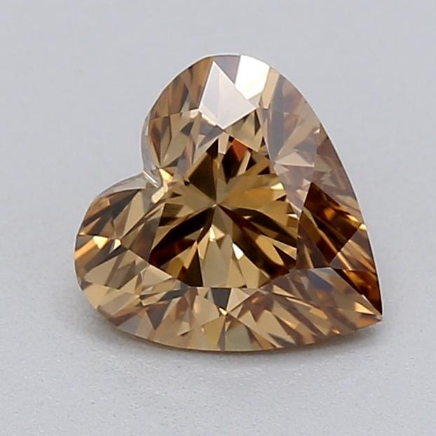 0.60 Ct. Fancy  Brown Heart Lab Grown Diamond