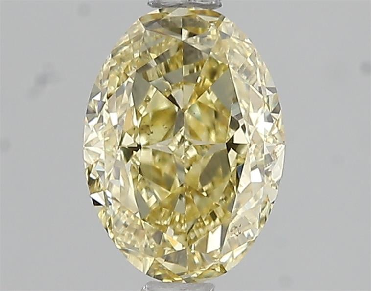 1.51 Ct. Fancy Intense Yellow Oval Lab Grown Diamond