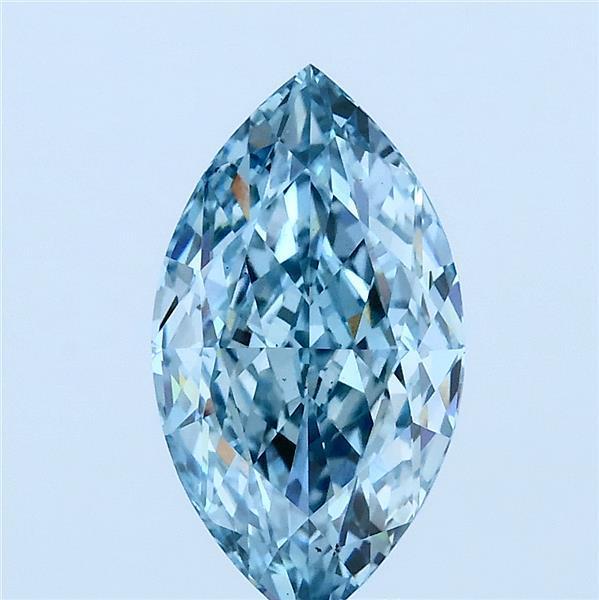 2.02 Ct. Fancy Blue Marquise Lab Grown Diamond