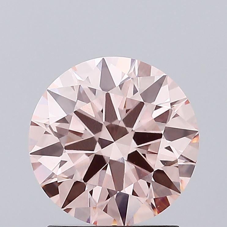 1.71 Ct. Fancy Intense Pink Round Lab Grown Diamond