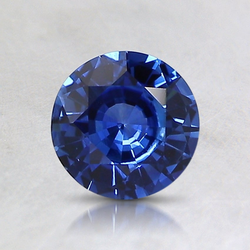 6.1x6mm Blue Round Sapphire