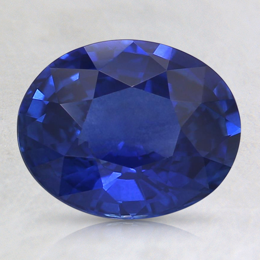 8.7x7mm Premium Blue Oval Sapphire