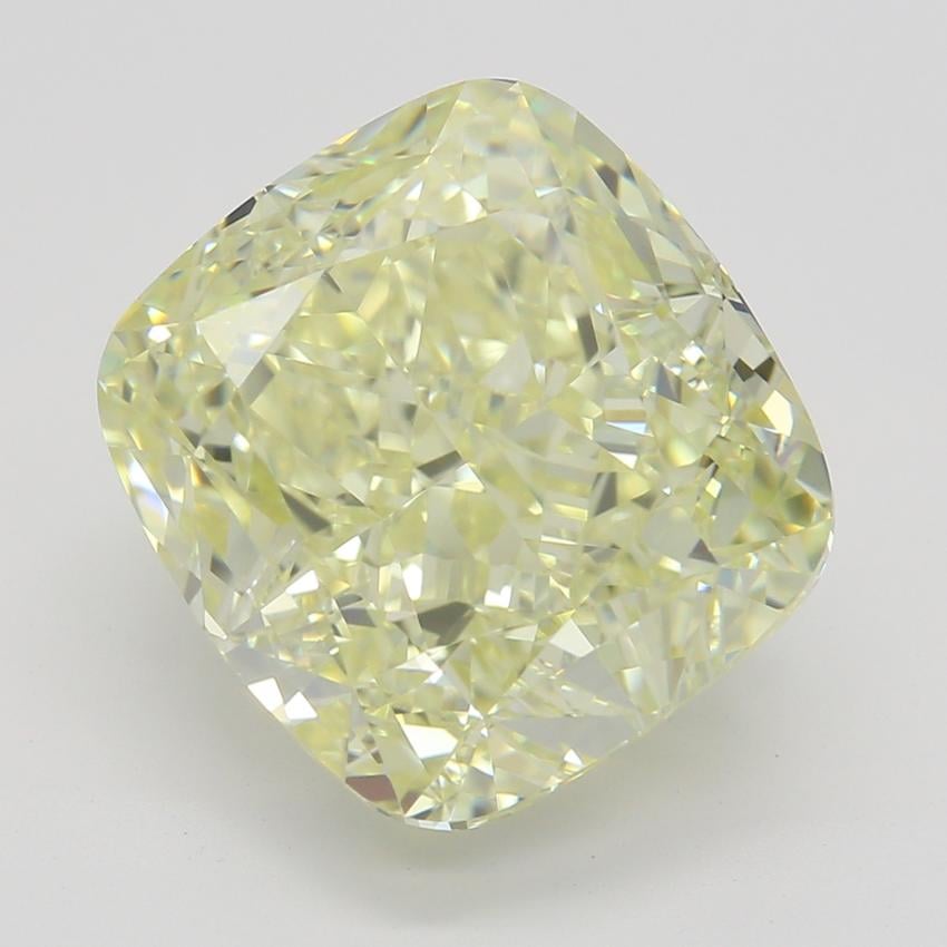 5.01 Ct. Fancy Light Yellow Cushion Diamond