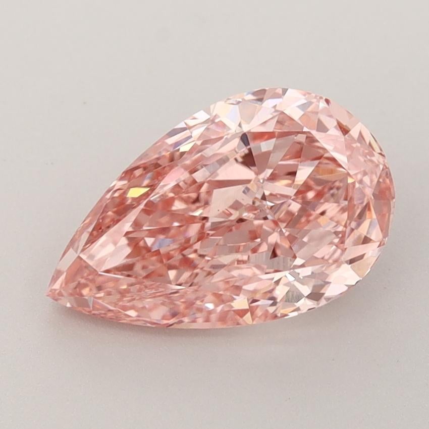 2.05 Ct. Fancy Vivid  Pink Pear Lab Grown Diamond