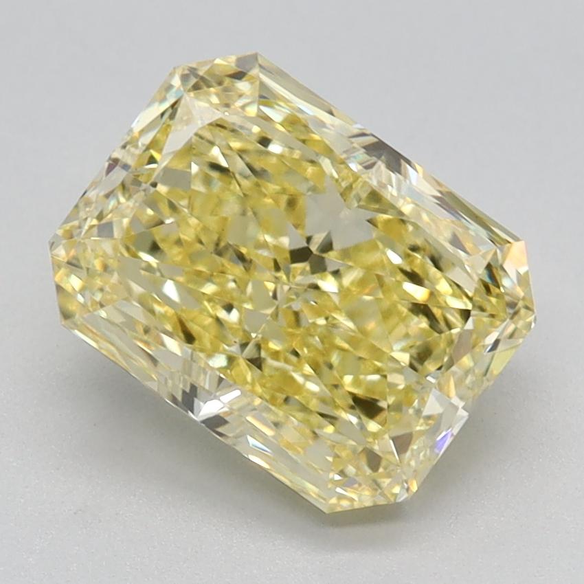 2.06 Ct. Fancy Vivid Yellow Radiant Lab Grown Diamond