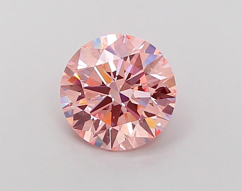 2.07 Ct. Fancy Intense Pink Round Lab Grown Diamond