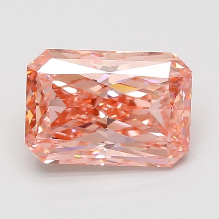 2.66 Ct. Fancy Vivid Pink Radiant Lab Grown Diamond