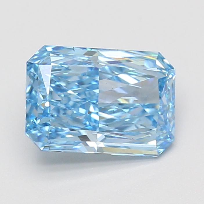 2.05 Ct. Fancy Vivid Blue Radiant Lab Grown Diamond