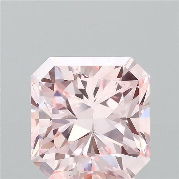 2.94 Ct. Fancy Intense Pink Radiant Lab Grown Diamond