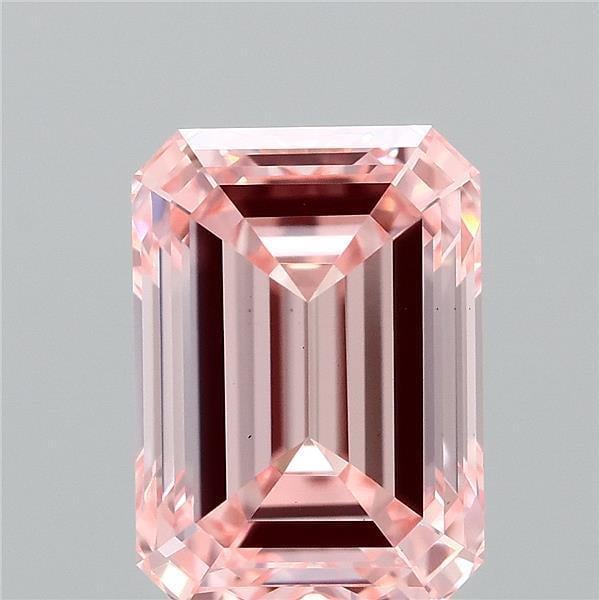 2.03 Ct. Fancy Vivid Pink Emerald Lab Grown Diamond