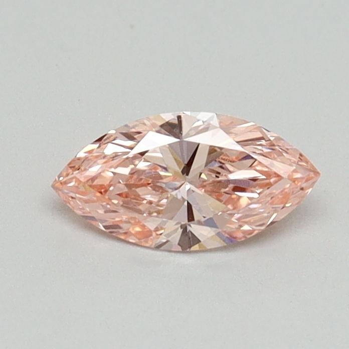 0.35 Ct. Fancy Vivid Pink Marquise Lab Grown Diamond