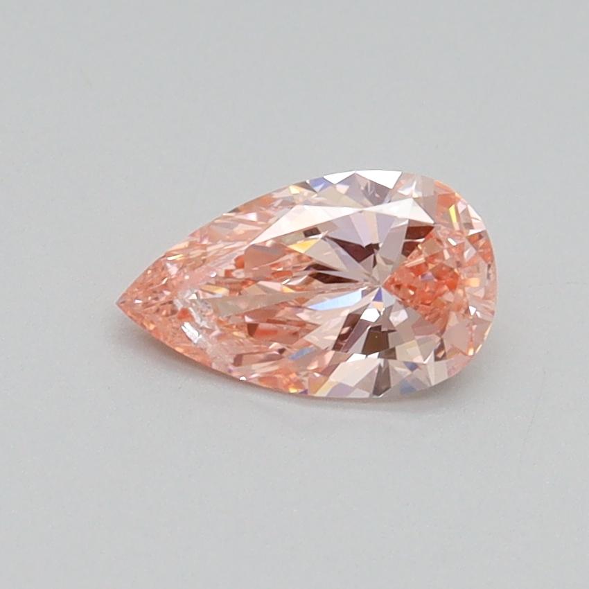 0.51 Ct. Fancy Intense Pink Pear Lab Grown Diamond