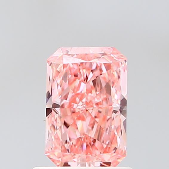 0.96 Ct. Fancy Vivid Pink Radiant Lab Grown Diamond