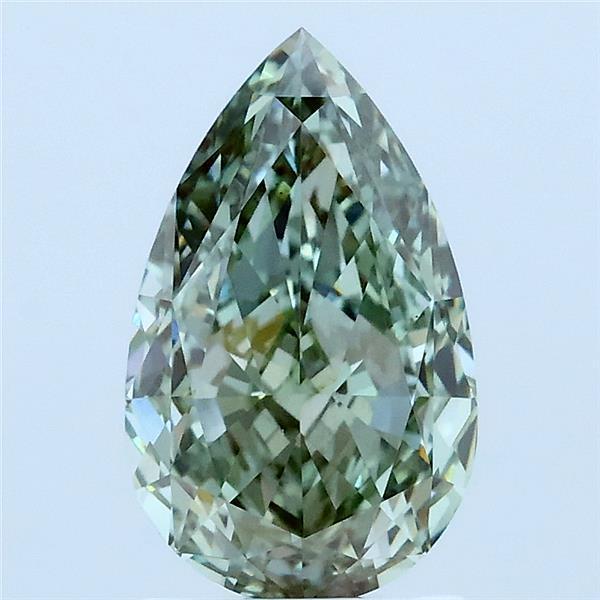 2.07 Ct. Fancy Intense Green Pear Lab Grown Diamond