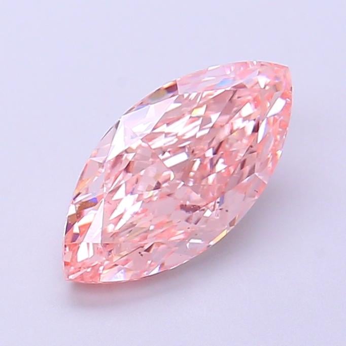1.58 Ct. Fancy Intense  Pink Marquise Lab Grown Diamond