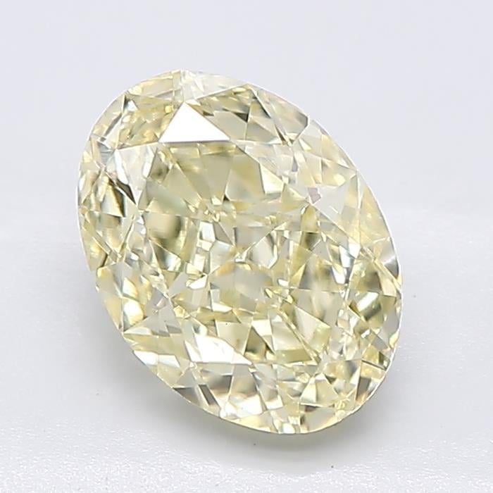 1.55 Ct. Fancy Yellow Oval Lab Grown Diamond