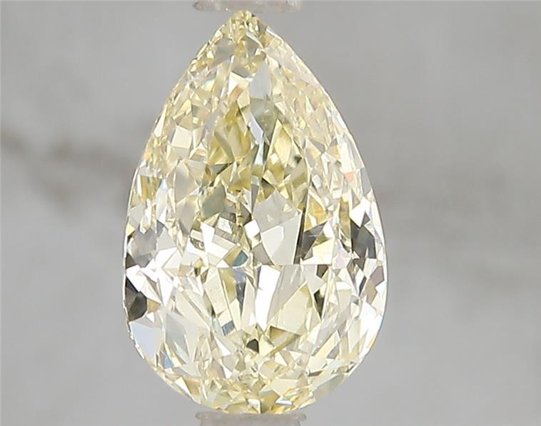 2.03 Ct. Fancy Intense Yellow Pear Lab Grown Diamond